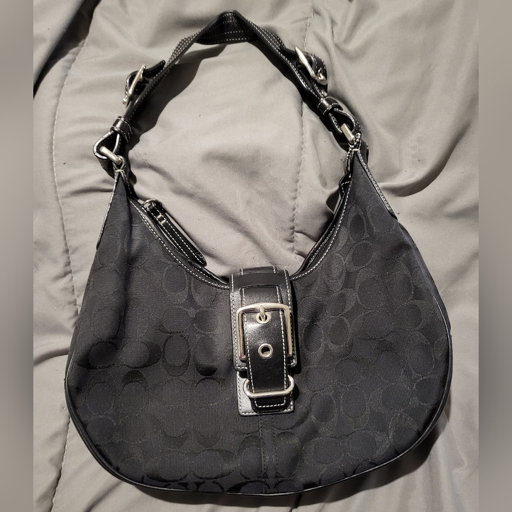 Coach black purse